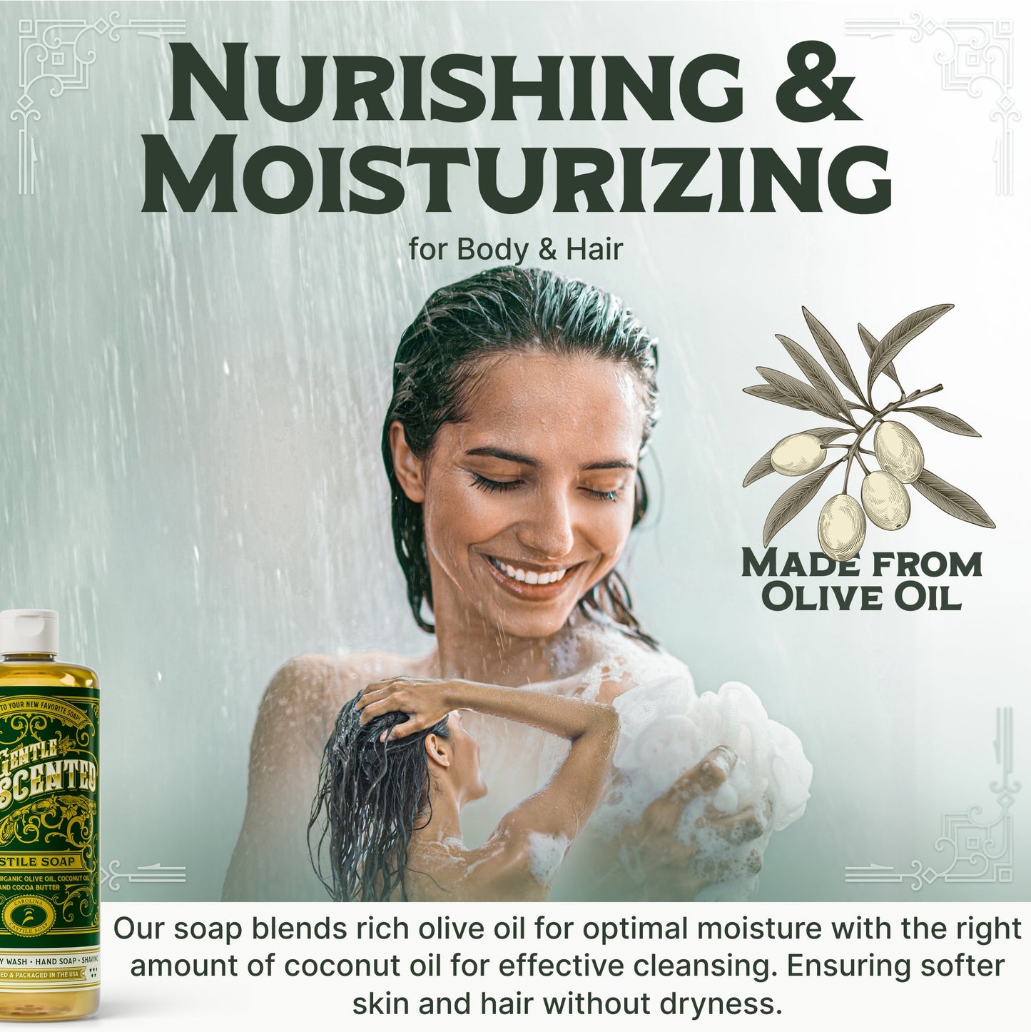 Gentle Unscented Castile Soap Carolina Castile Soap