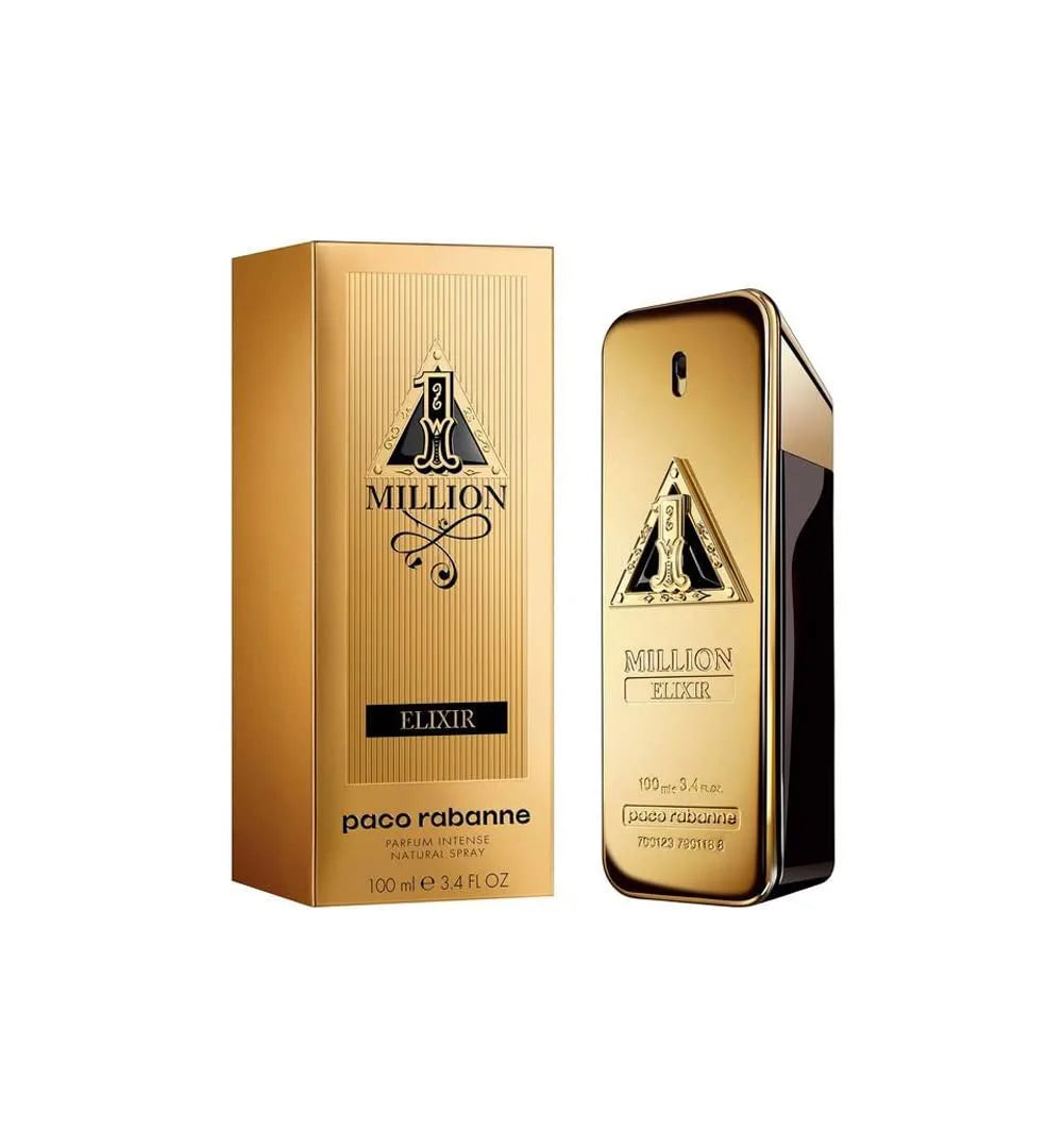 Paco Rabanne One Million Elixir for Men Parfum Intense Spray, 3.4