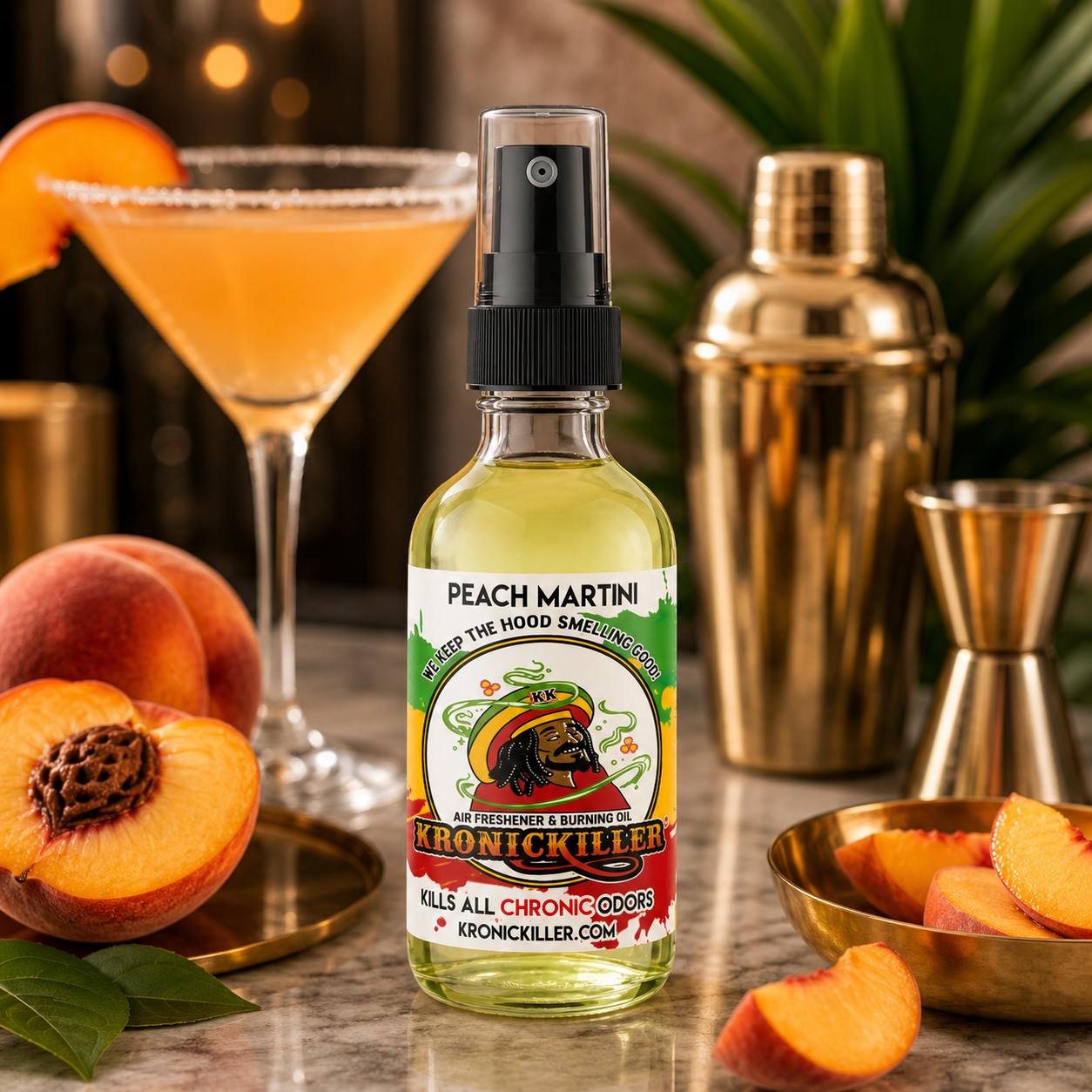 KronicKiller Peach Martini Air Freshener & Burning Oil Fashion Mojos