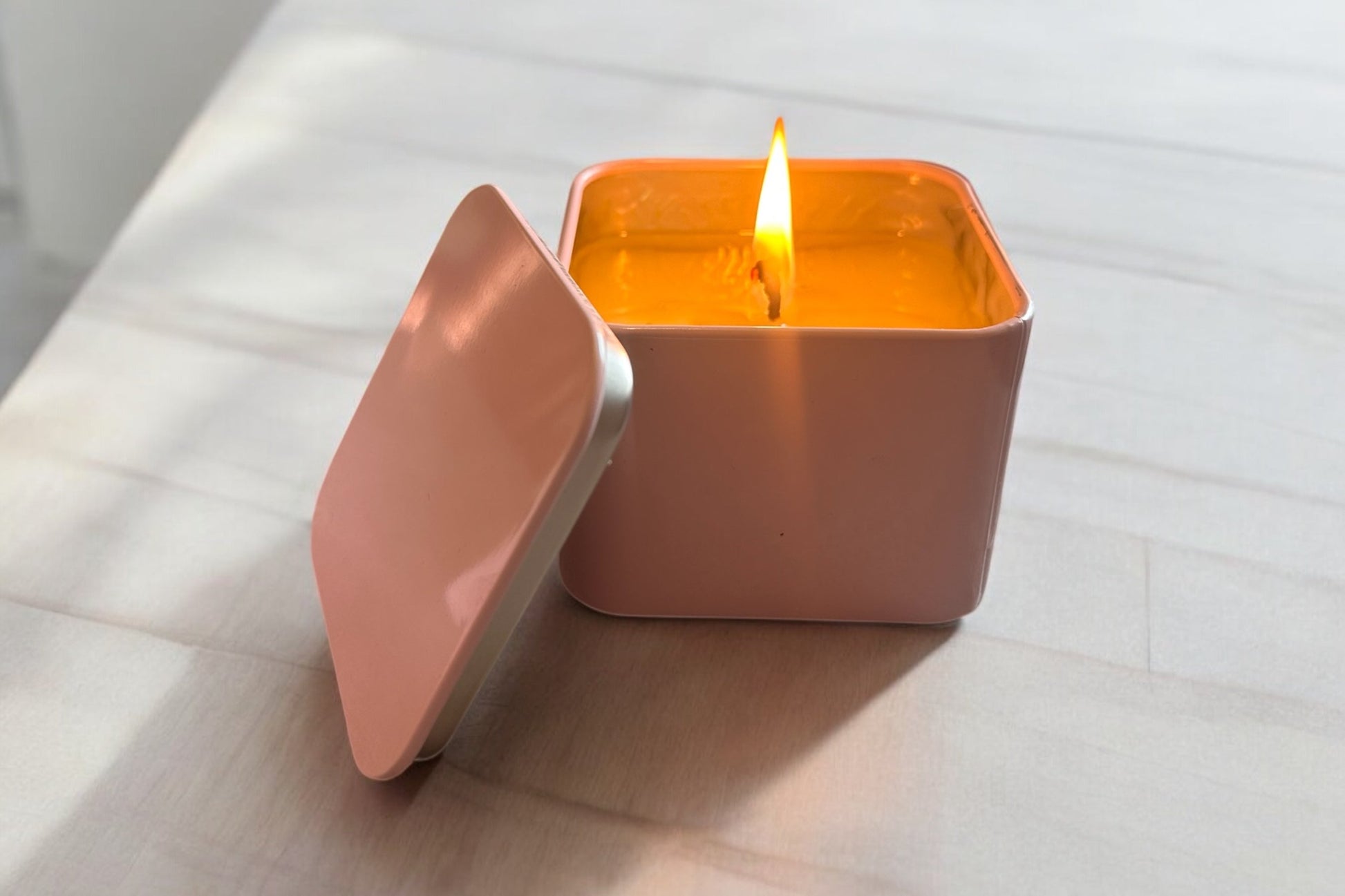 Pink Tin Candles 8oz - 3 scents! - FashionMojos.com