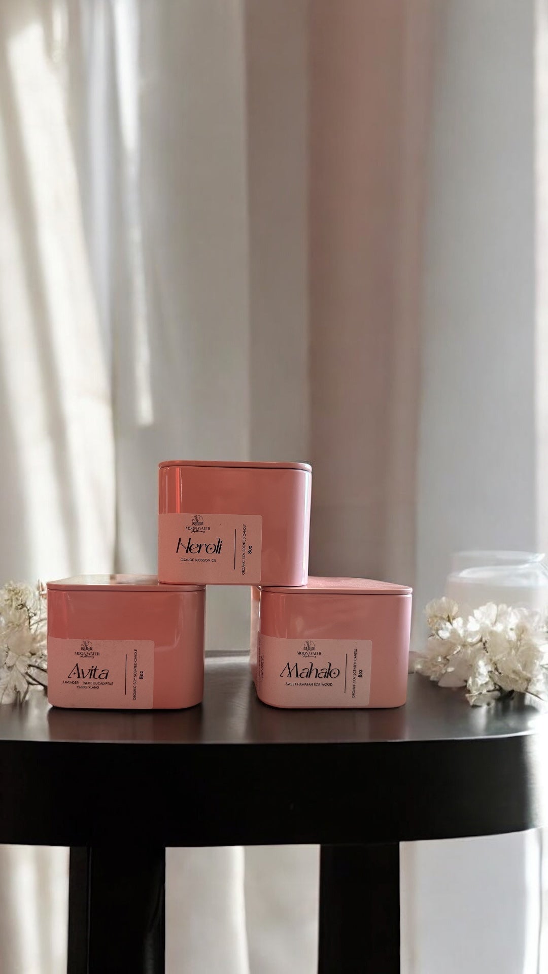 Pink Tin Candles 8oz - 3 scents! - FashionMojos.com