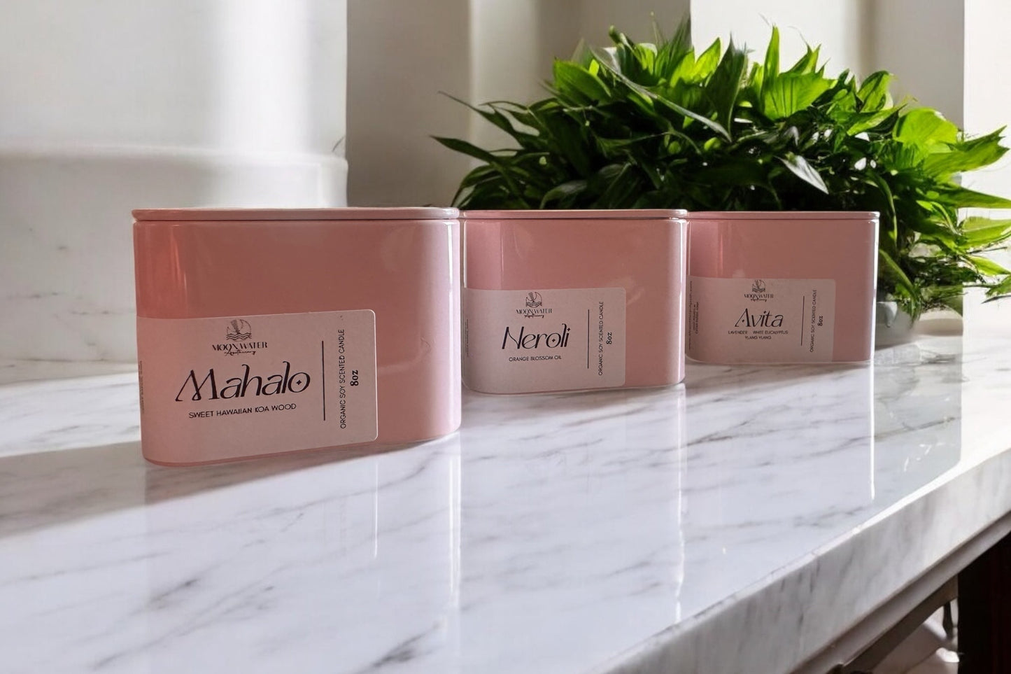 Pink Tin Candles 8oz - 3 scents! - FashionMojos.com