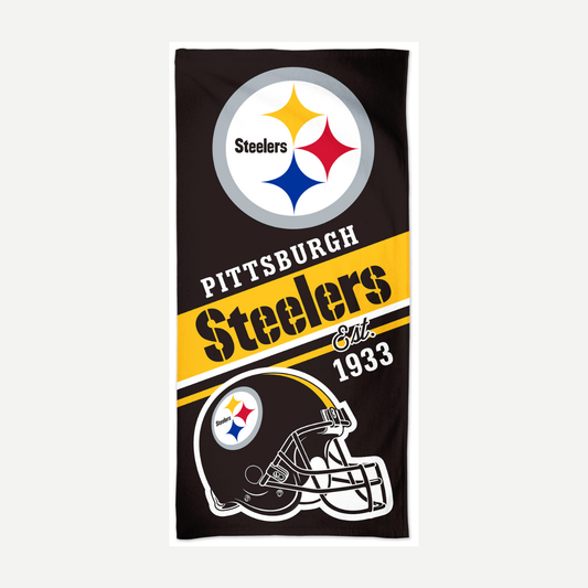 Pittsburgh Steelers Velour Beach Towel Towels World