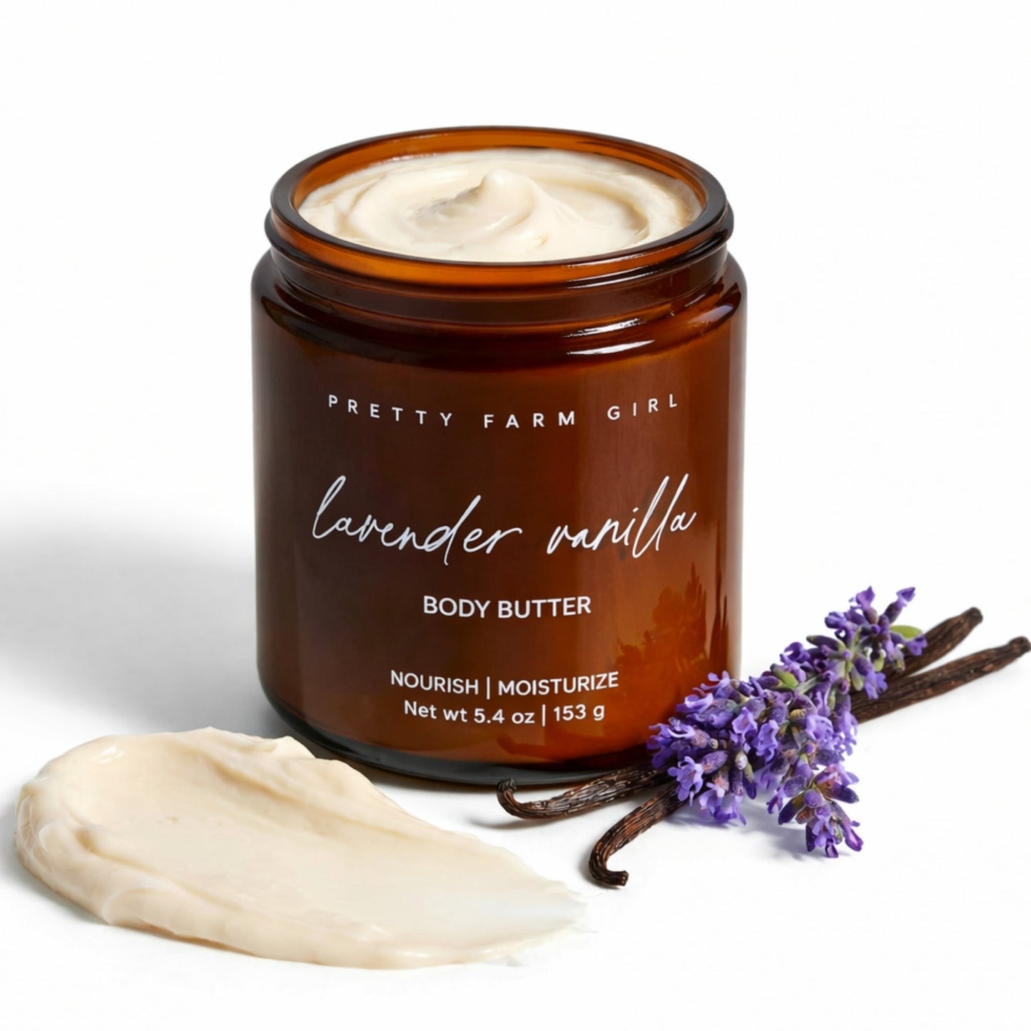 Lavender Vanilla Bean Tallow Body Butter Pretty farm girl