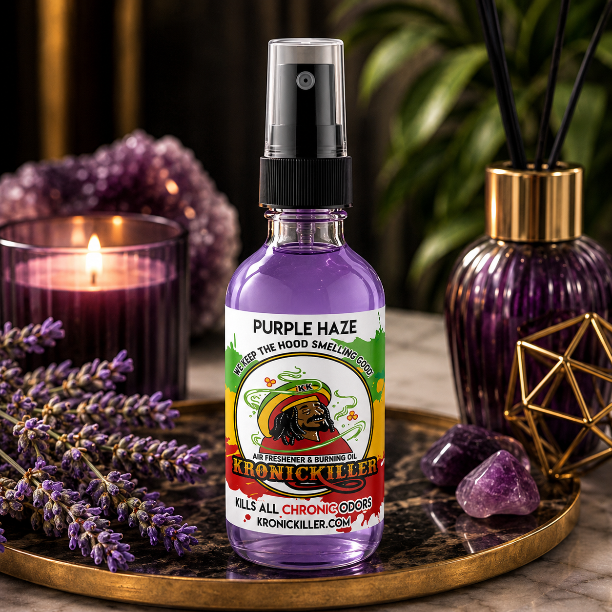 KronicKiller Purple Haze Air Freshener & Burning Oil FashionMojos.com