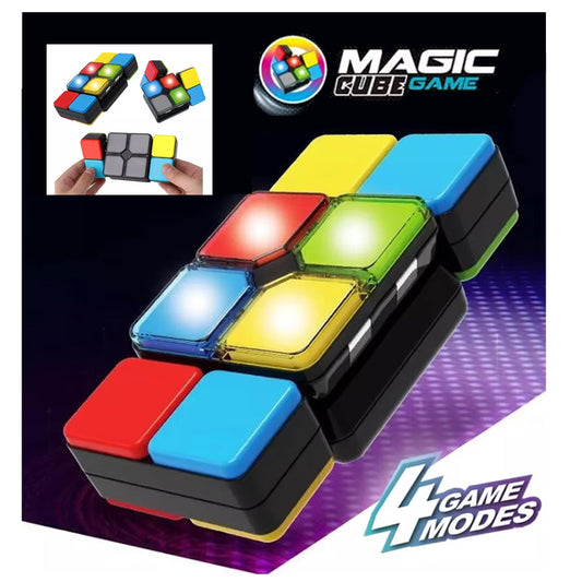 Magic Cube Flip Slide Match Memory Game Electronic Handheld Fidget Toy Single or Multiplayer The Noodley