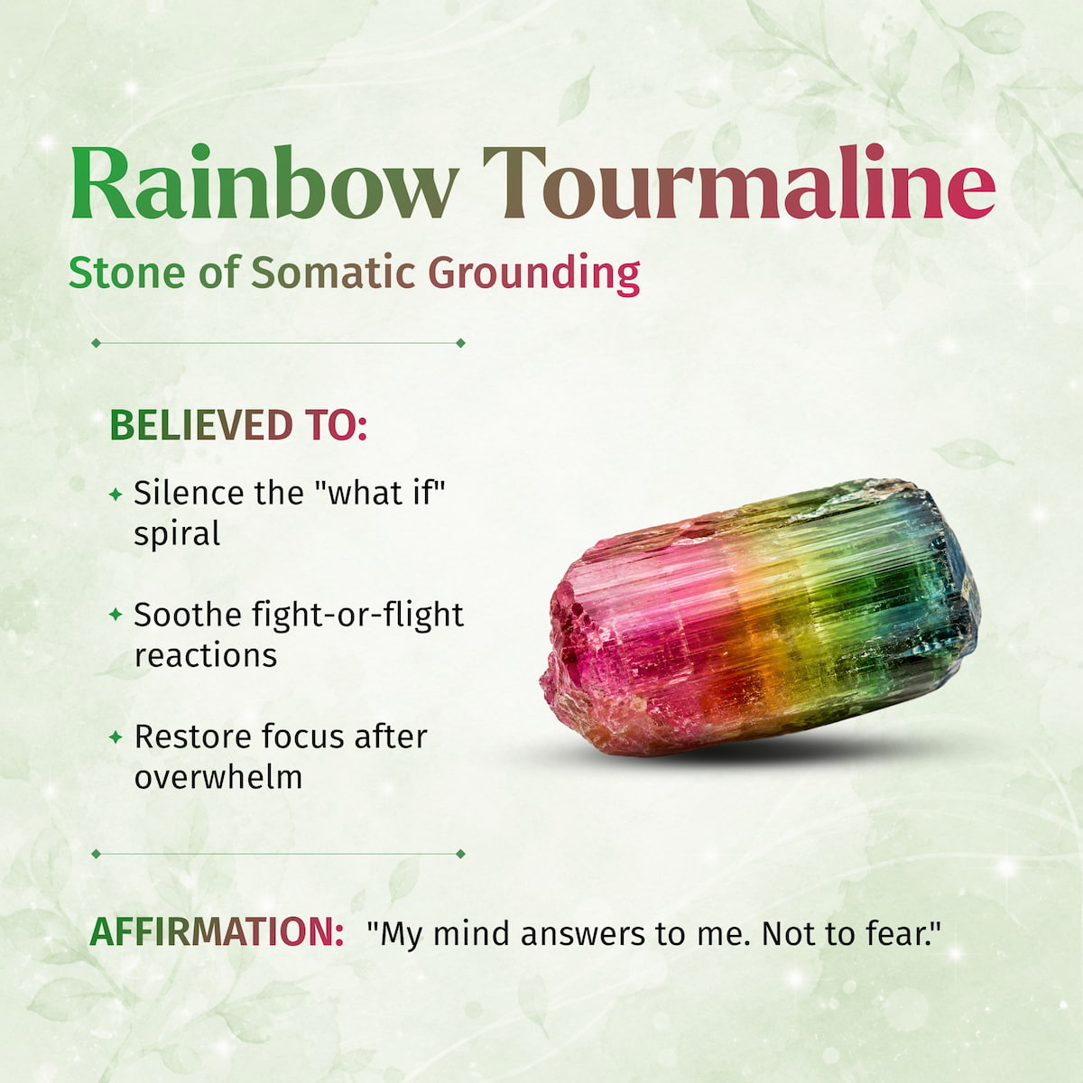The Spiral Breaker - Rainbow Tourmaline Bracelet Conscious Items