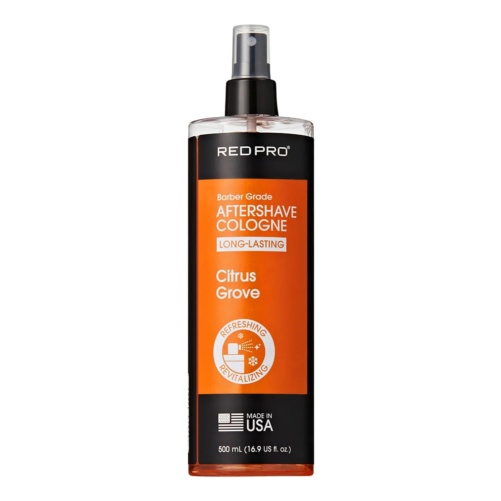 RED PRO AFTERSHAVE COLOGNE - CITRUS GROVE 16.9OZ N.O.S. Barber Supply