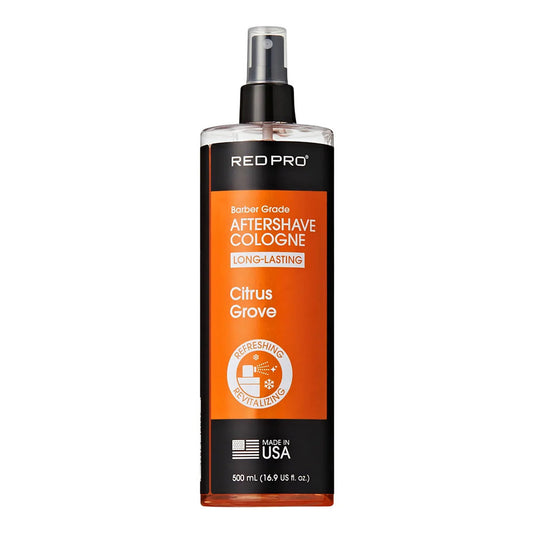 RED PRO AFTERSHAVE COLOGNE - CITRUS GROVE 16.9OZ N.O.S. Barber Supply