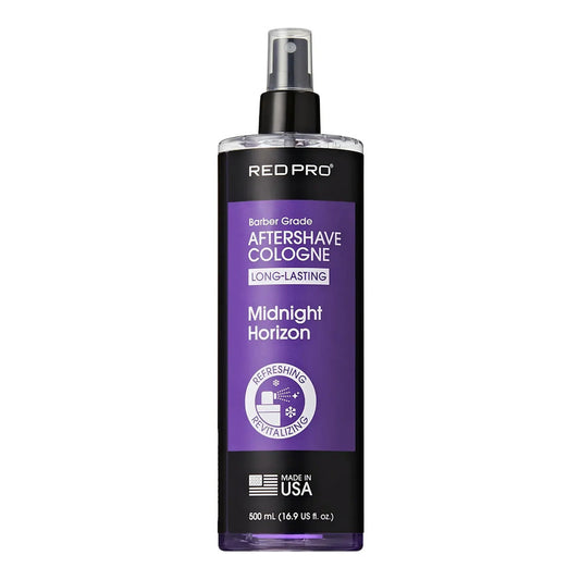 RED PRO AFTERSHAVE COLOGNE - MIDNIGHT HORIZON 16.9OZ N.O.S. Barber Supply