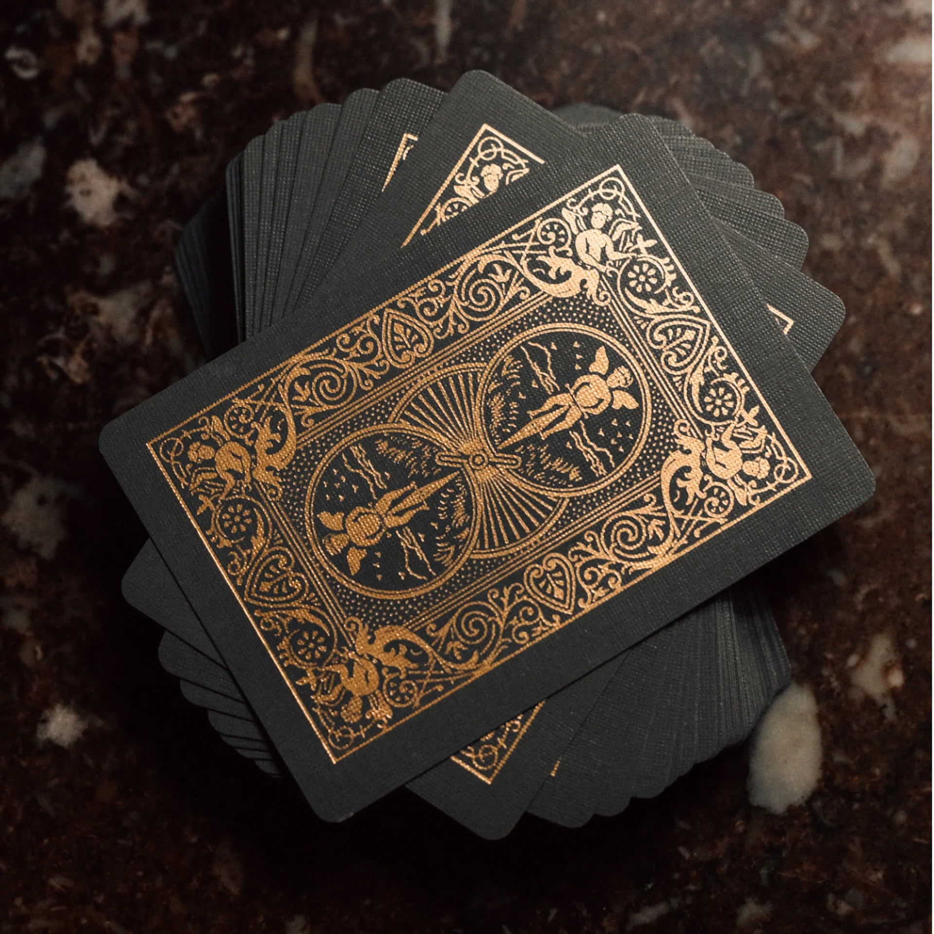 Bicycle Black and Rose Gold Metalluxe Playing Cards – Premium Foil Edition ClassicDecks