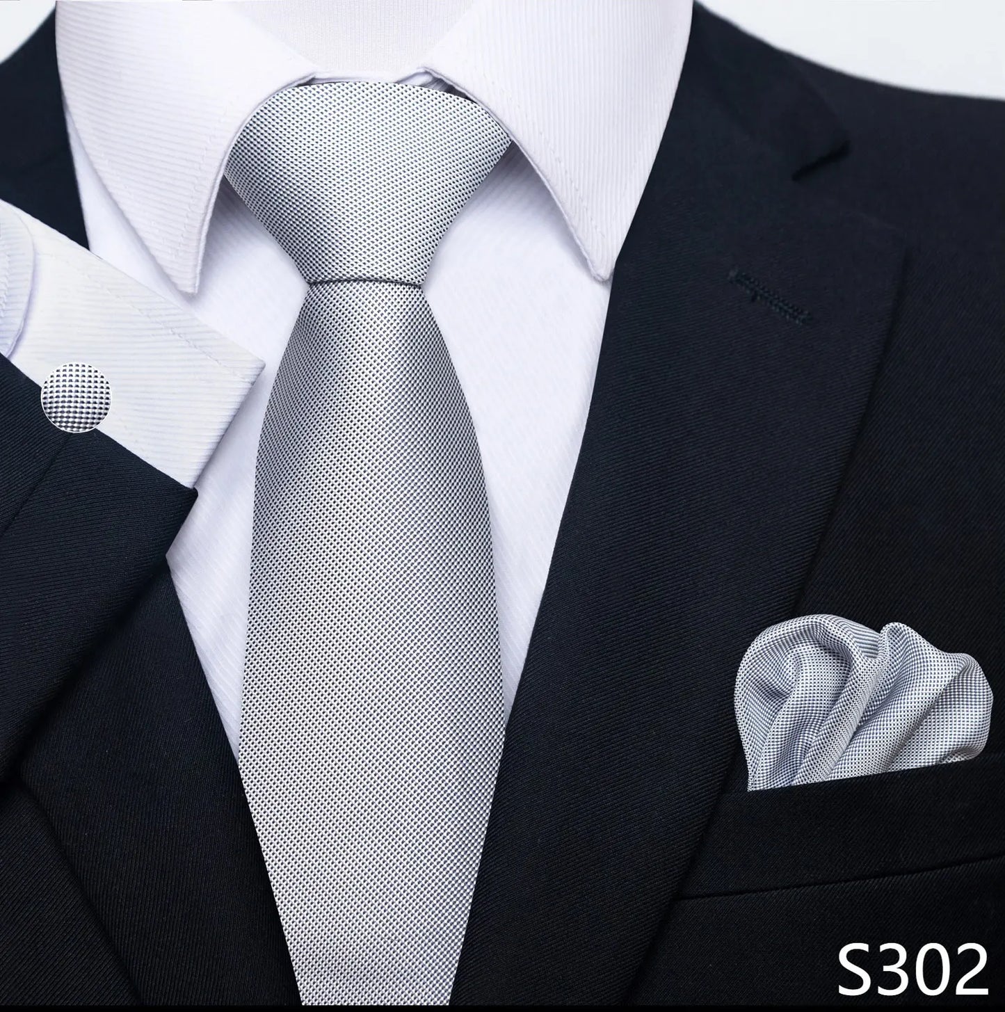 Brand Fashion  8 cm Tie Pocket Squares Set  Wedding Present Necktie Suit Accessories Fit Formal Party Holiday Gift