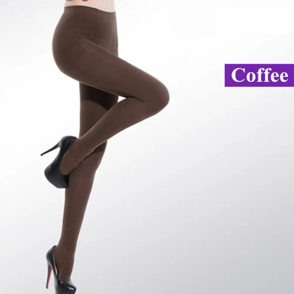 New Autumn Winter Sexy Black Classic 120D Leggings Women High Elasticity Opaque Footed Pantyhose Seamless Thick lady Stockings