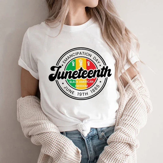 Juneteenth Shirt Emancipation Day T-shirt for Women