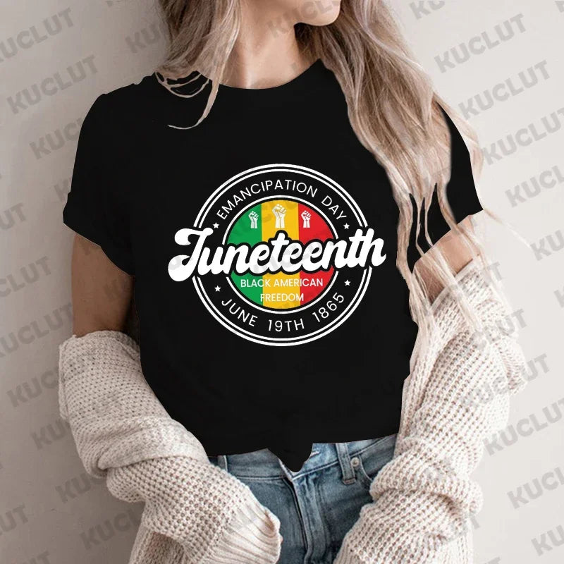 Juneteenth Shirt Emancipation Day T-shirt for Women