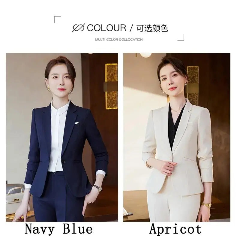 Novelty Wine Red Formal Women Business Suits