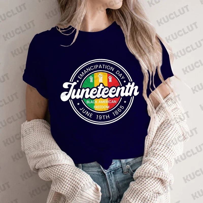Juneteenth Shirt Emancipation Day T-shirt for Women