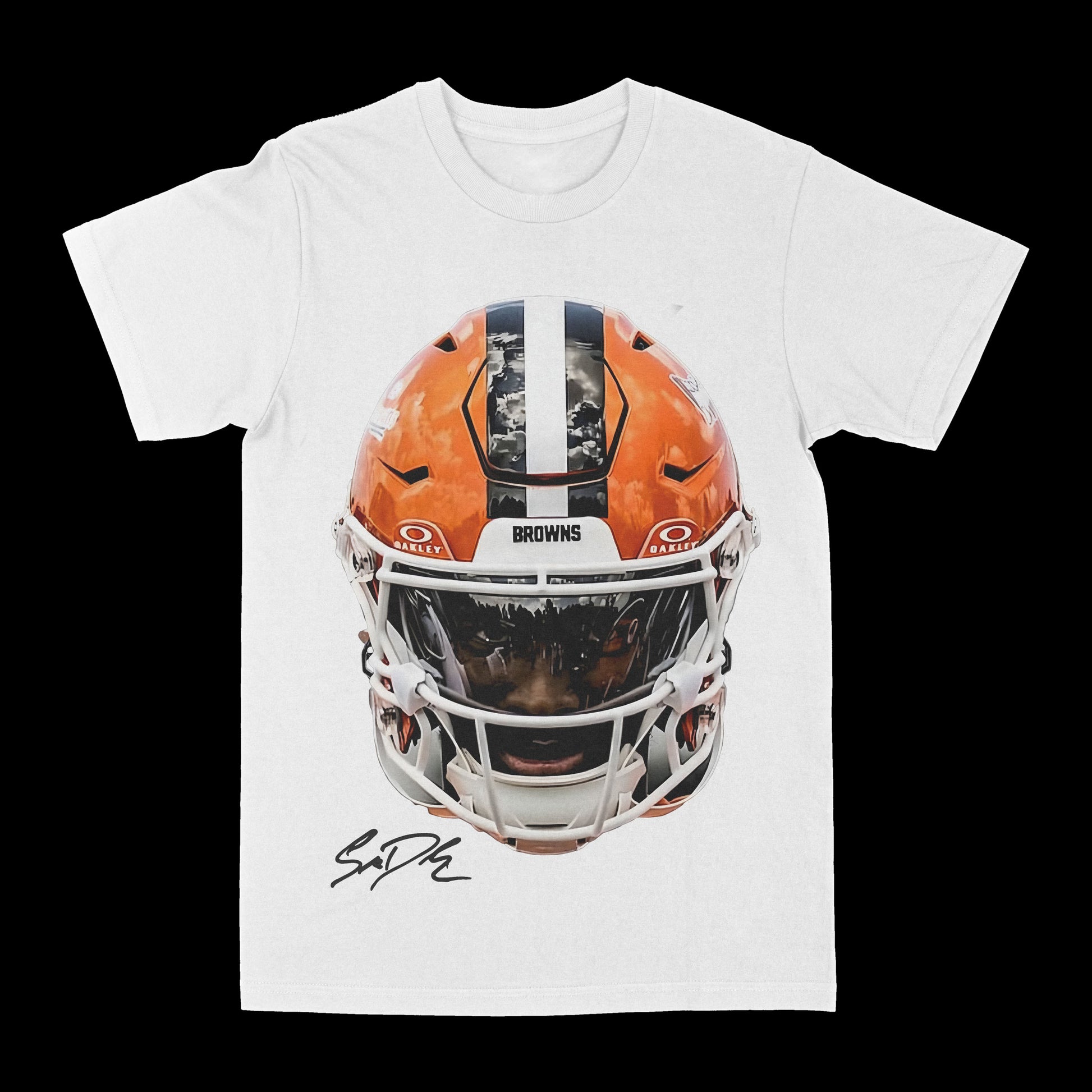 Shedeur Sanders "Big Face Helmet" Graphic Tee Obsessed with graphic tees