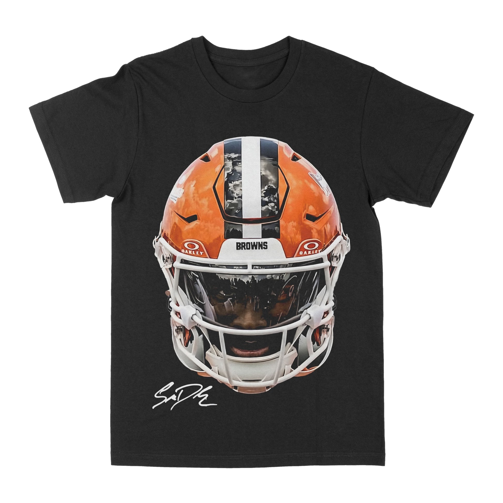 Shedeur Sanders "Big Face Helmet" Graphic Tee Obsessed with graphic tees