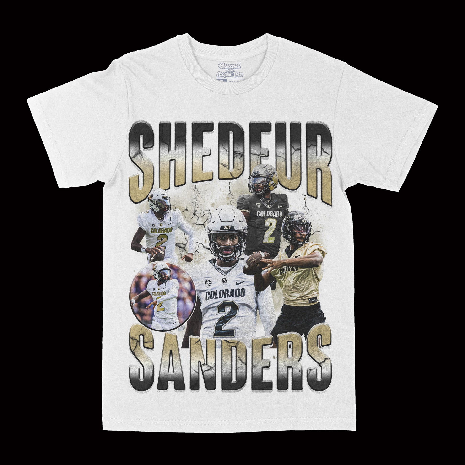 Shedeur Sanders Graphic Tee Obsessed with graphic tees