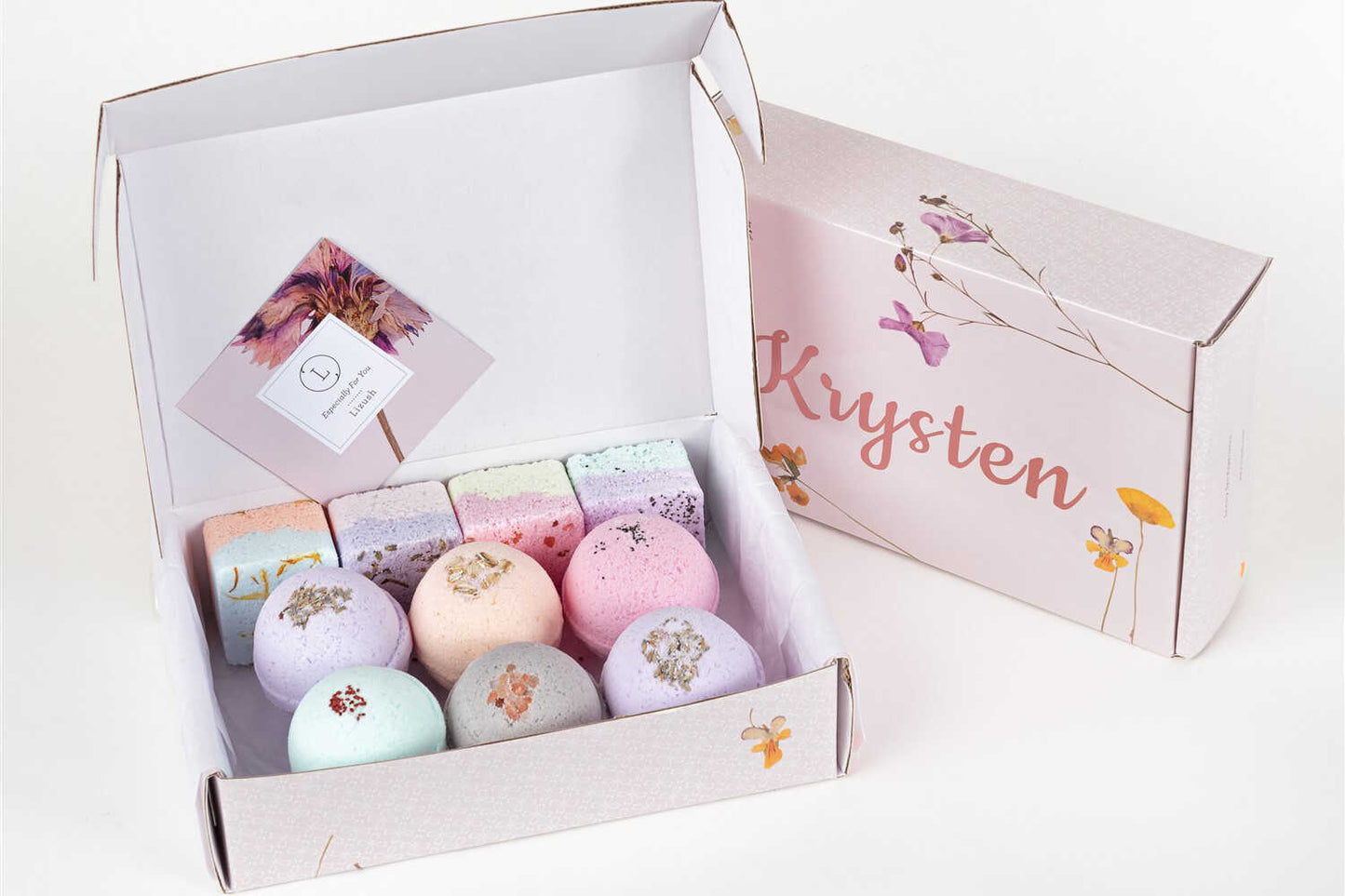 Natural Bath Bombs and Shower Steamers Gift Set - for anyone that like to Bath and Shower DC-Lizush