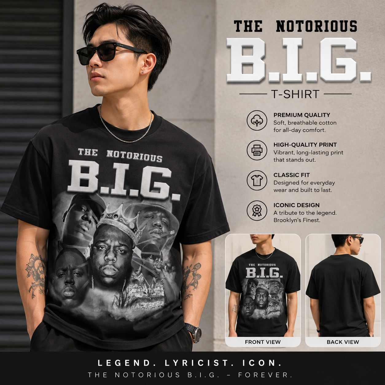 The Notorious B.I.G Graphic Tee Obsessed with graphic tees