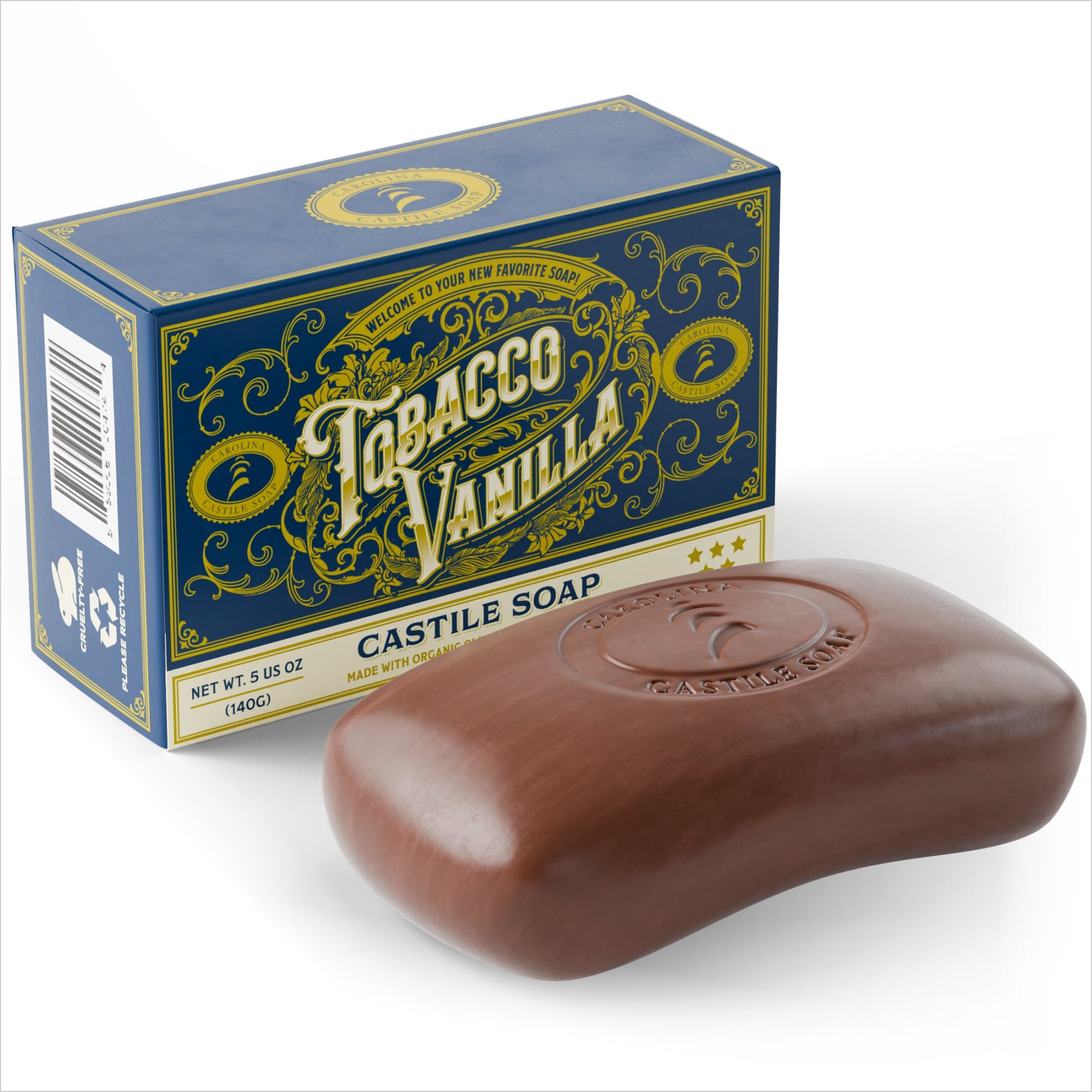 Castile Bar Soap - Tobacco Vanilla Carolina Castile Soap