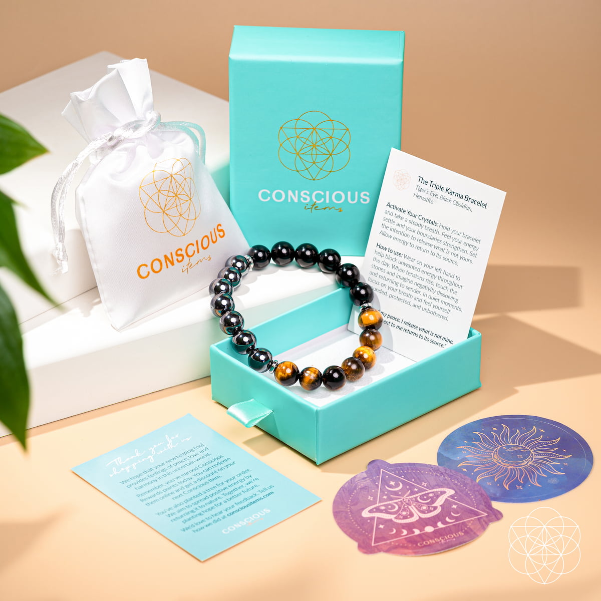 The Triple Karma Shield Bracelet Conscious Items