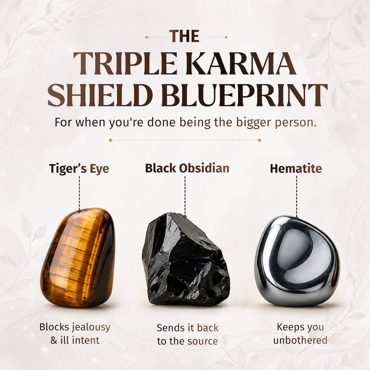 The Triple Karma Shield Bracelet Conscious Items