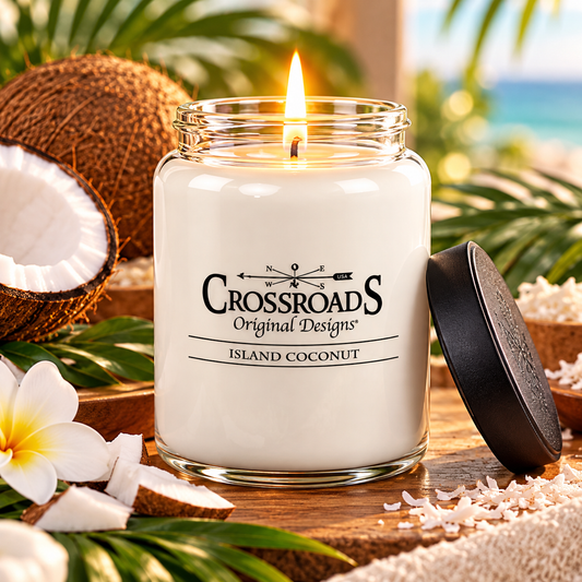 Crossroads Island Coconut 26oz Jar Candle