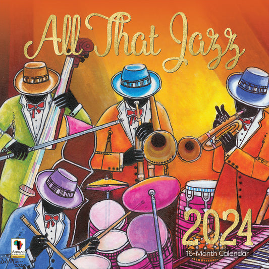 2024 All That Jazz Wall Calendar