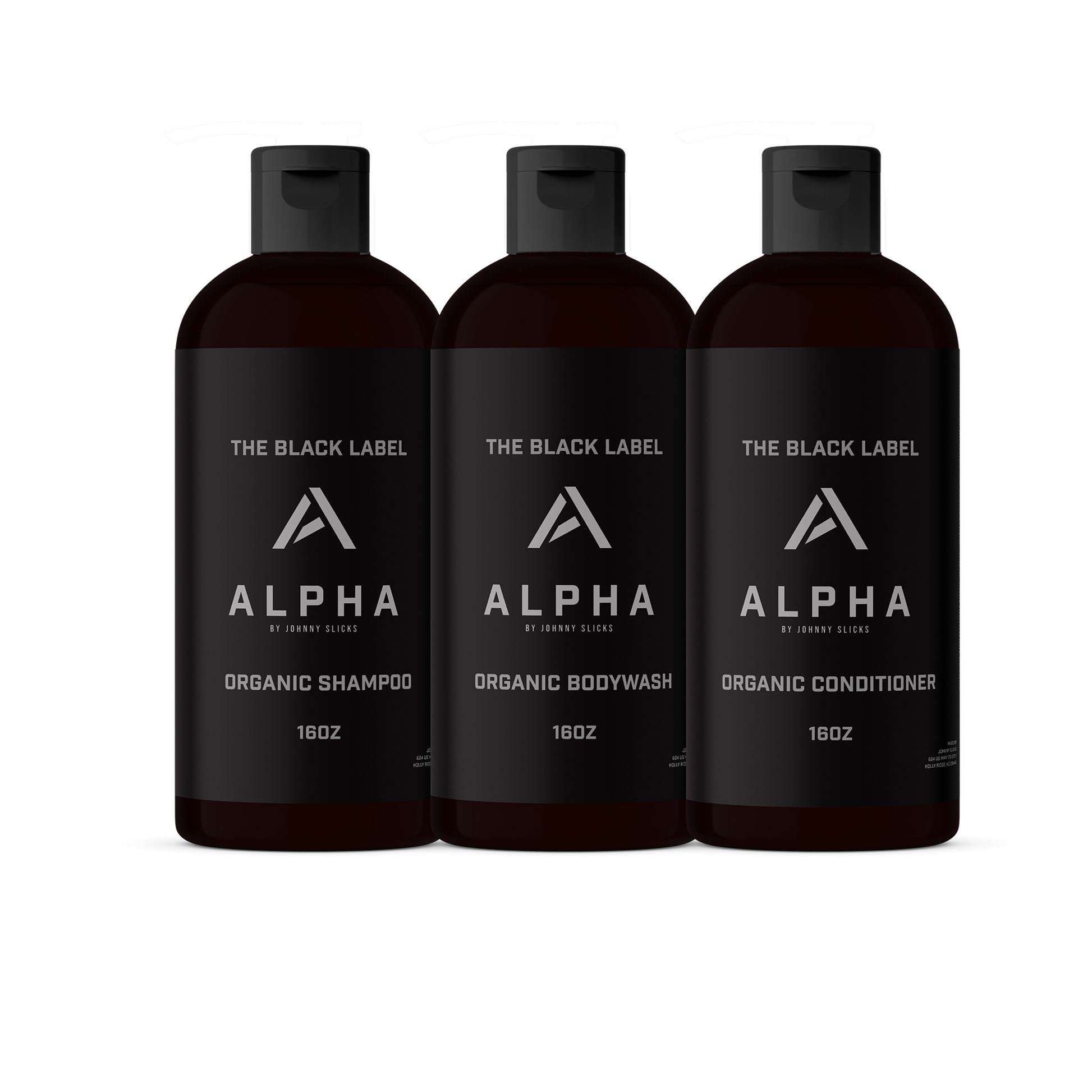 Black Label Shower Set Johnny Slicks