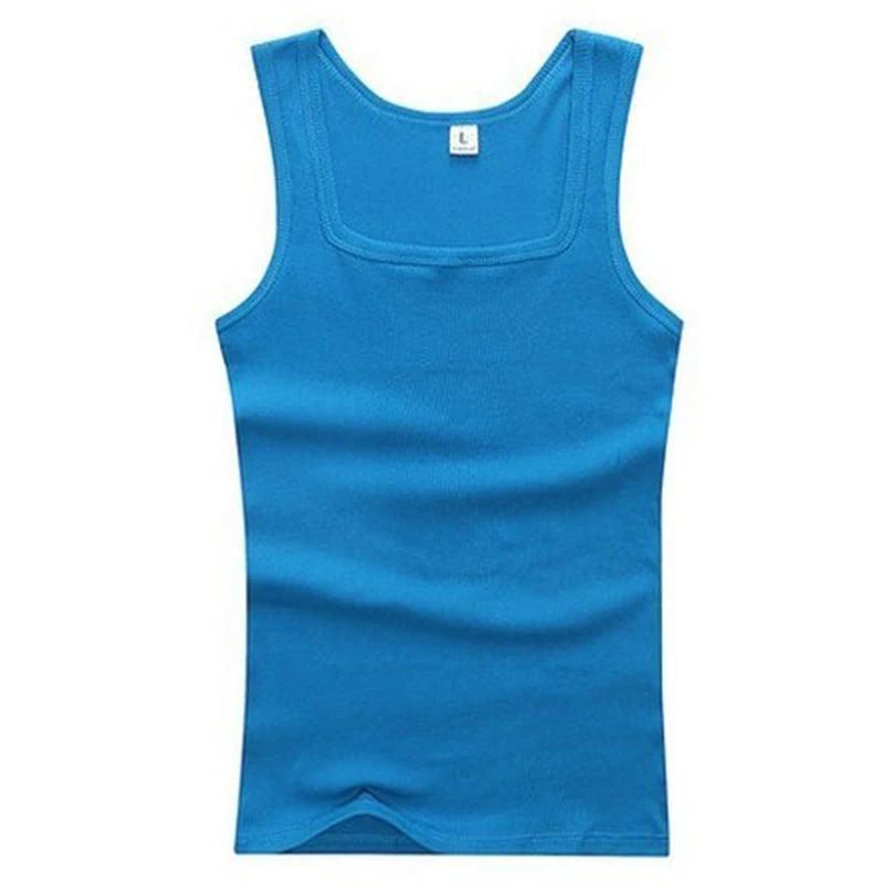Summer Plus Size Men Clothing Tank Tops Black White Gray Singlets Sleeveless Fitness Men Vest Casual Bodybuilding Vest New FashionMojos.com