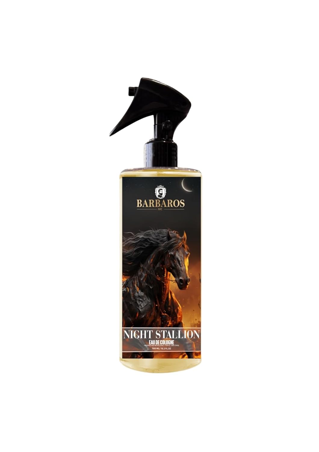 BARBAROS NIGHT STALLION AFTERSHAVE/COLOGNE 16.9OZ N.O.S. Barber Supply