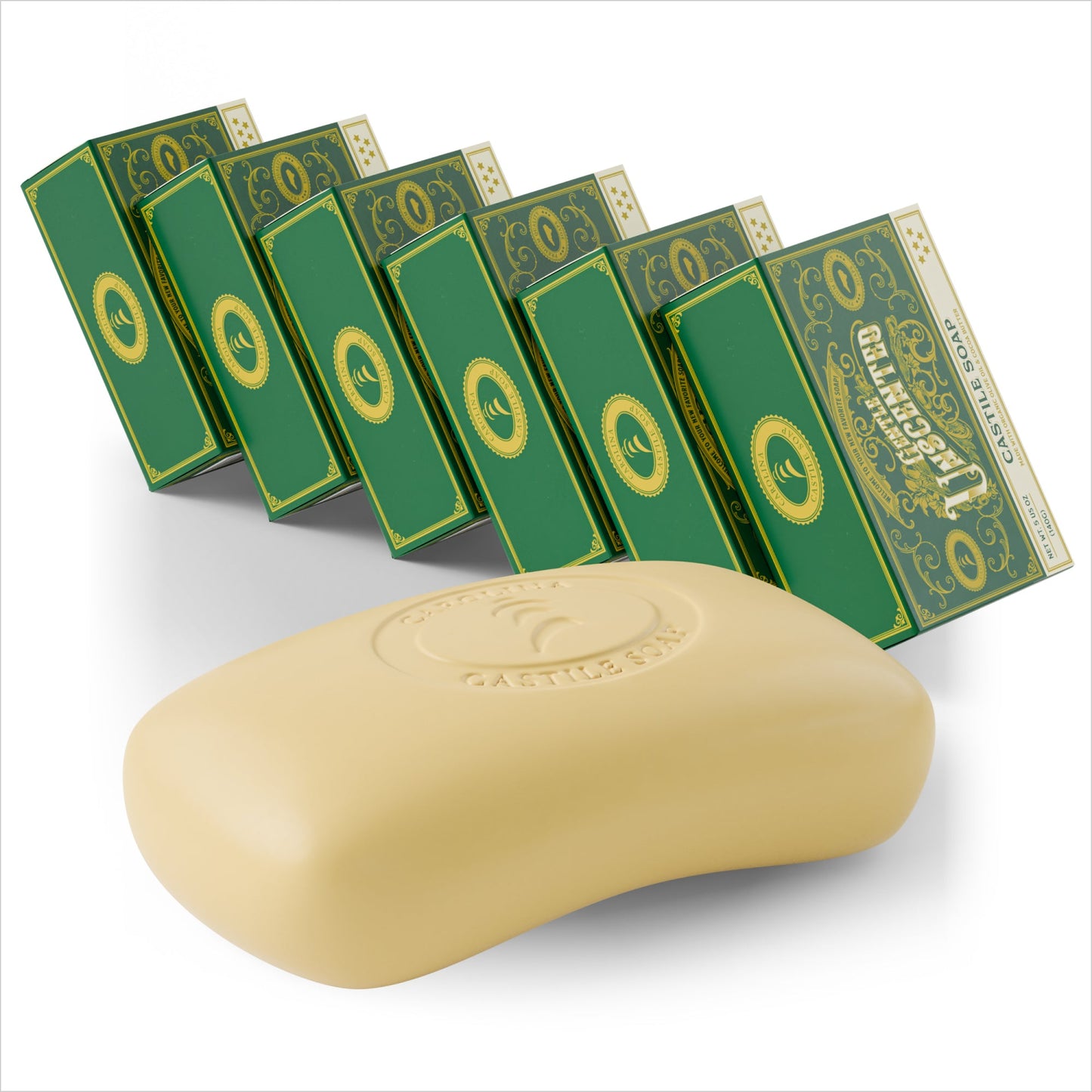 Castile Bar Soap - Gentle Unscented Carolina Castile Soap