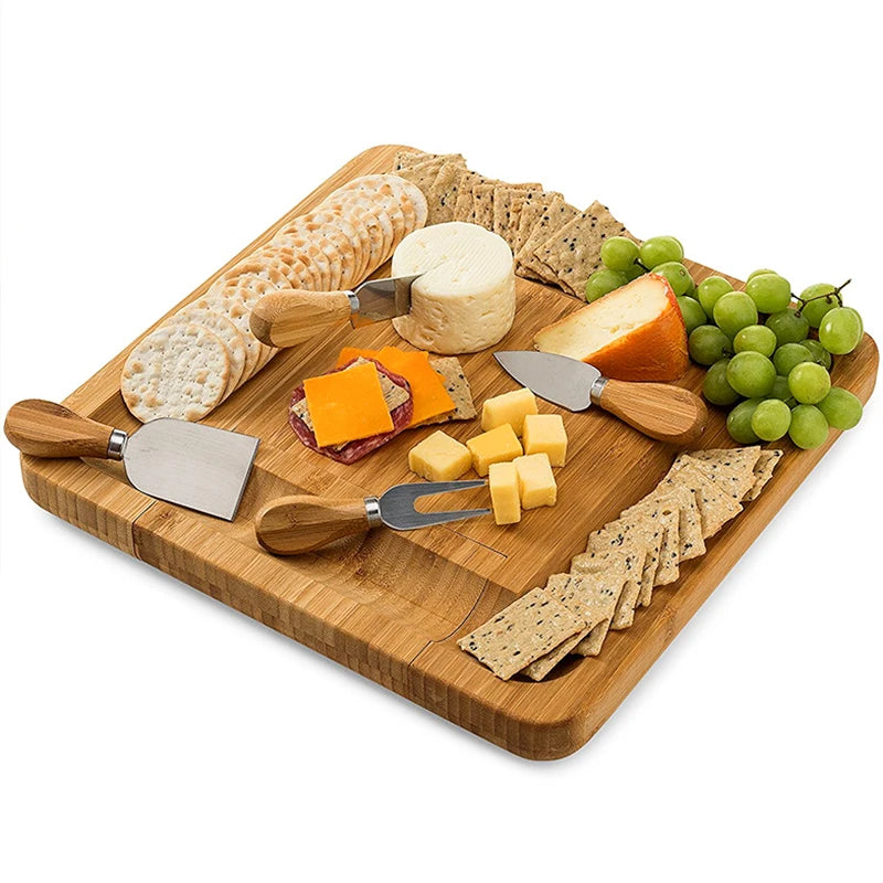 Cheese plate set bread board fruit Dim sum afternoon tea tray