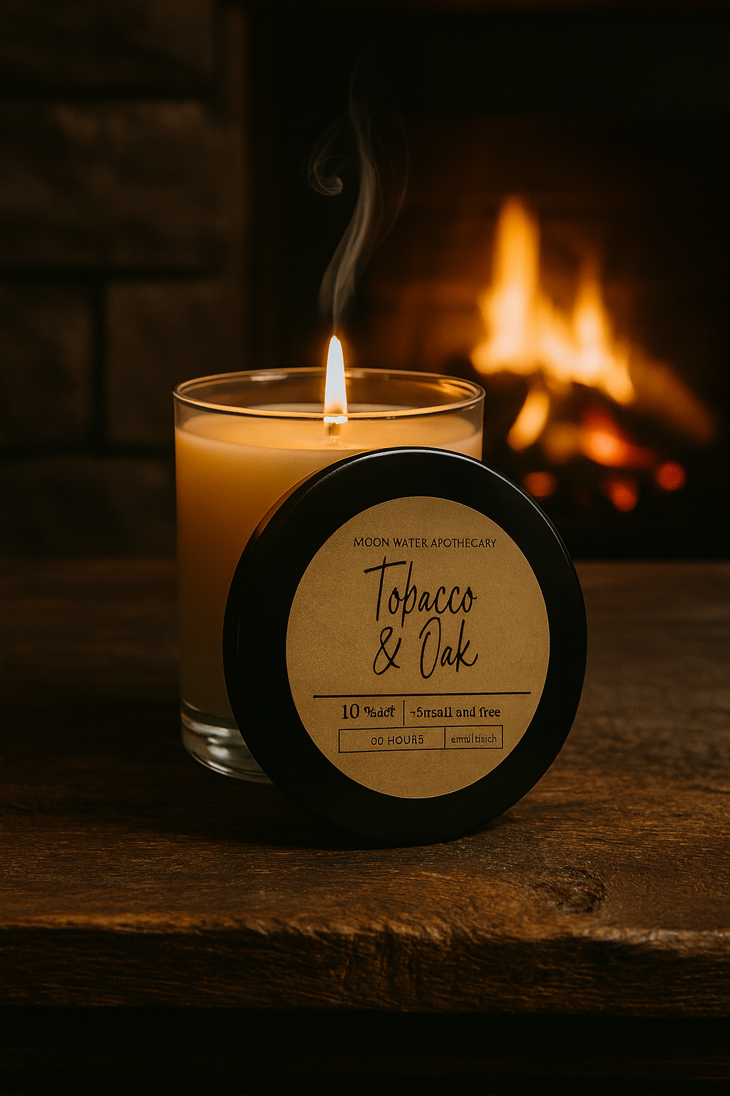 Tobacco & Oak - CANDLE -- by Moon Water Apothecary! - FashionMojos.com