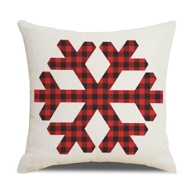 Christmas Pillow Covers Xmas Decorative Christmas Pillow Covers Christmas Decor Pillow Cases Retro Beautiful Cushion Cover Throw Pillowcase Winter Holiday Cushion Case For Home Decor 45x45CM Stevvex