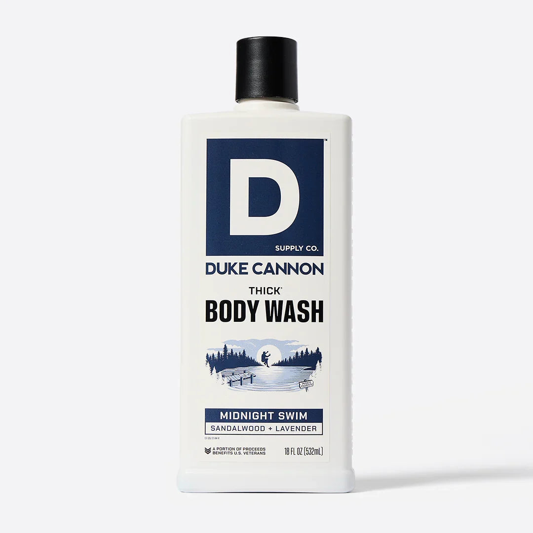 Midnight Swim Thick Body Wash | Duke Cannon Rust & Cinder