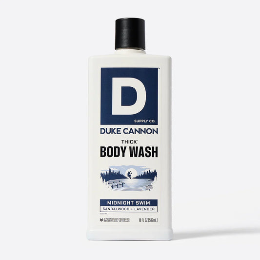 Midnight Swim Thick Body Wash | Duke Cannon Rust & Cinder