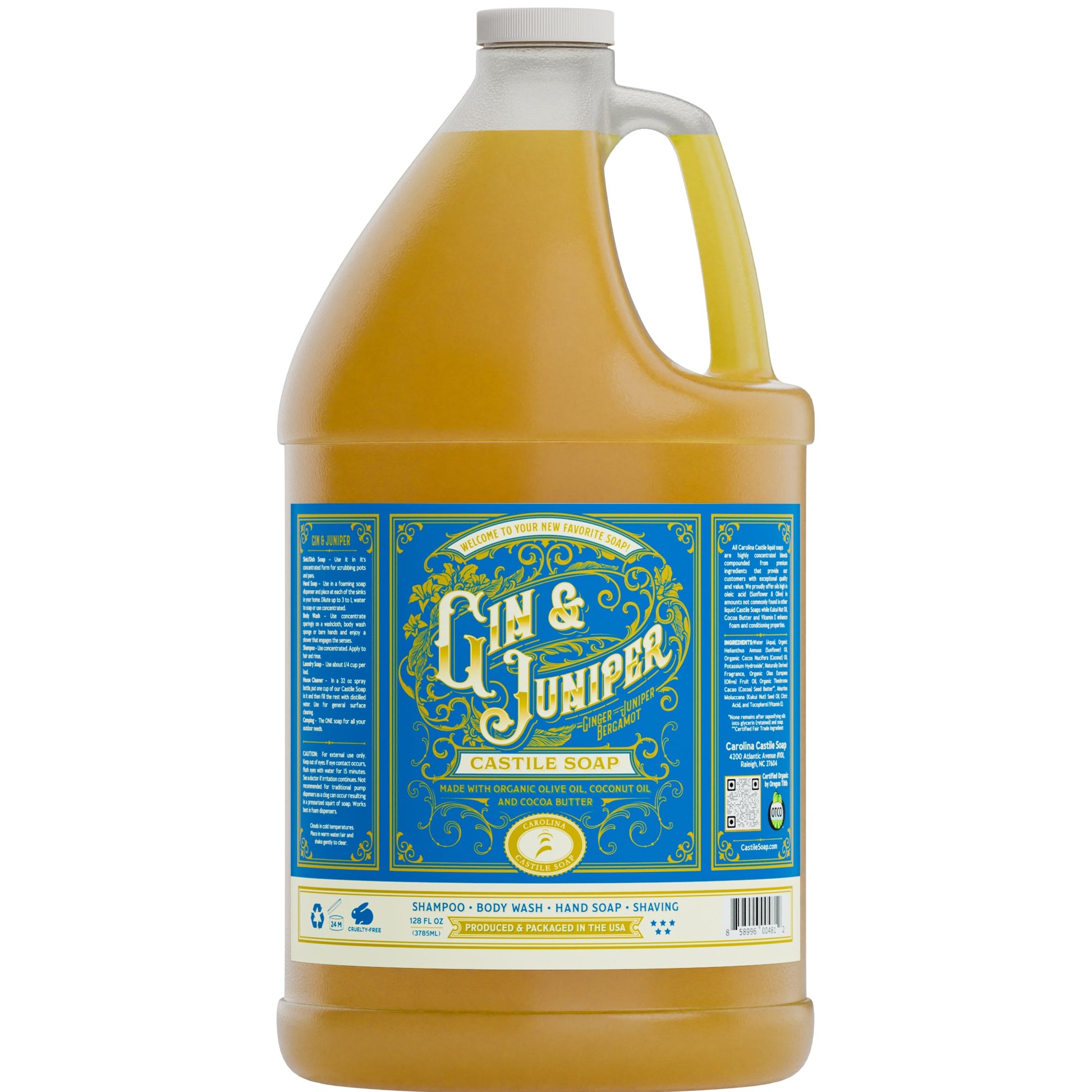 Gin & Juniper Castile Soap Carolina Castile Soap