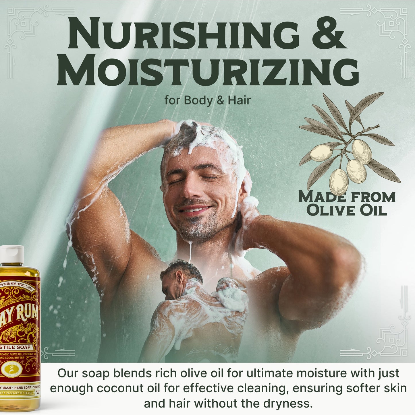 Bay Rum Castile Soap Carolina Castile Soap