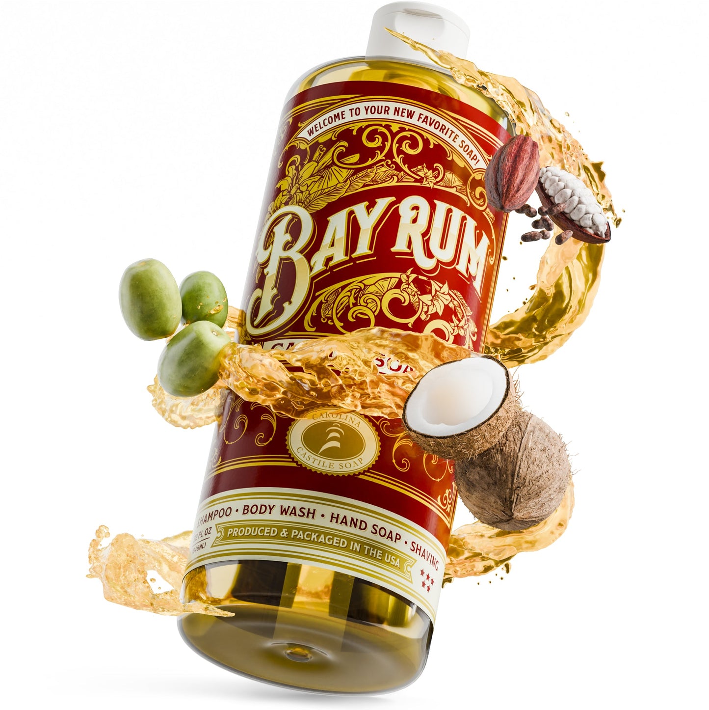 Bay Rum Castile Soap Carolina Castile Soap