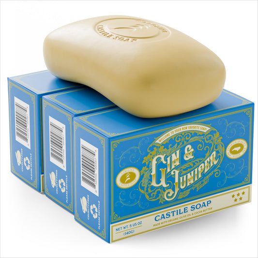 Gin & Juniper Castile Bar Soap Carolina Castile Soap