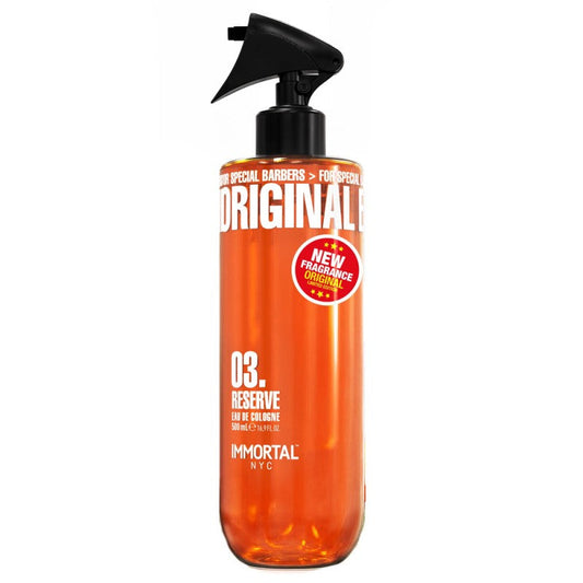 IMMORTAL NYC RESERVE 03 EAU DE COLOGNE 16.9OZ N.O.S. Barber Supply