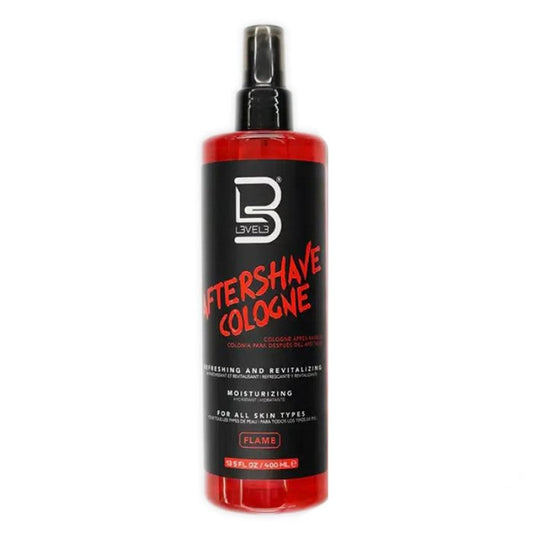 L3VEL3 FLAME AFTERSHAVE/COLOGNE 400ML N.O.S. Barber Supply