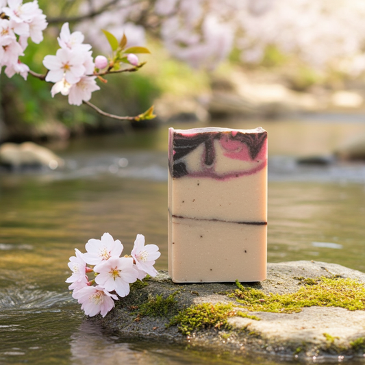 Black Raspberry Vanilla Tallow Soap - Sweet Berry & Creamy Moisturizing Bar Soapyfluffs