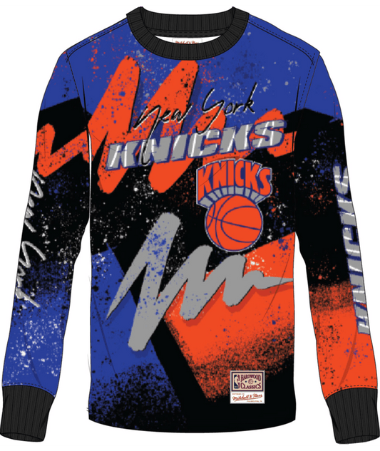 New York Knicks - Hyper Hoops Moto Sweatshirt Southern Sportz Store