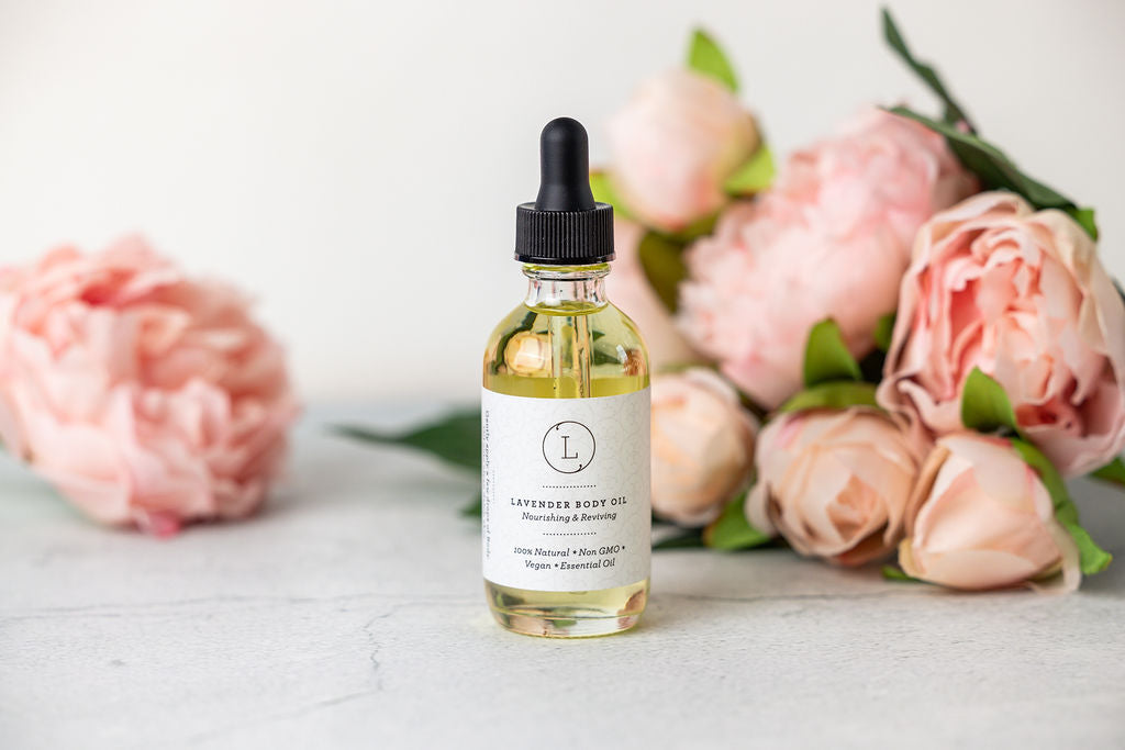 Lavender Body Oil, Natural Moisturizing Body Oil DC-Lizush