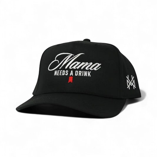 Mama Needs a Drink Snapback Hat The Mad Hatter Company